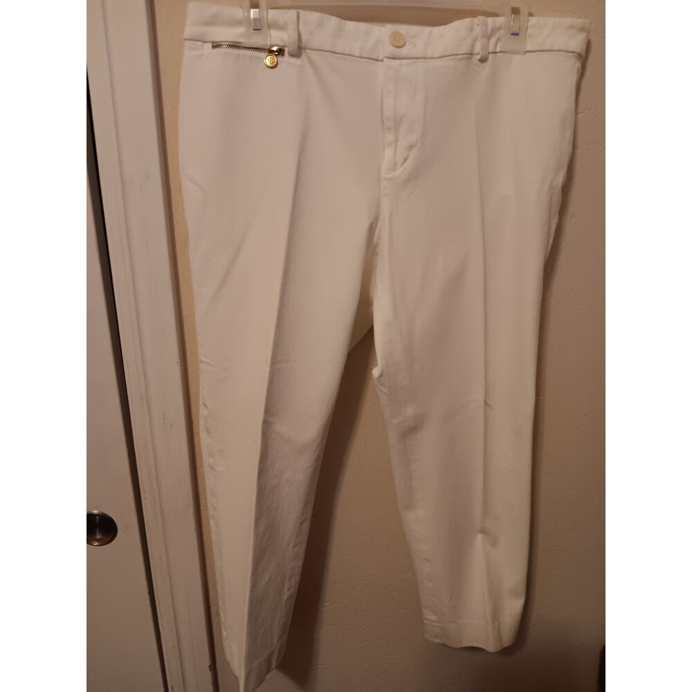Lauren Ralph Lauren, Women’s Size 12P White Cropped Pants, EUC